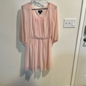 Light Pink Chiffon Dress